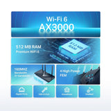 TP-LINK (Archer AX55) AX3000 Dual-Band Gigabit Wi-Fi 6 Router